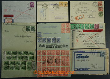 226034 - 1920-1943 [SBÍRKY]  sestava cca 45 dopisů aj. celistvostí