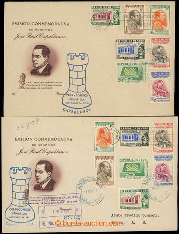 226135 - 1951 CHESS / CAPABLANCA / selection of two envelopes with se