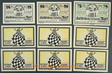 226210 - 1921 NĚMECKO / ŠACHY /  šachové nouzovky Gemeinde Stroeb