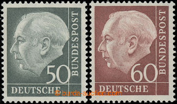 226212 - 1954 Mi.189-190, Heuss 50Pf and 60Pf; superb, exp. Schlegel 