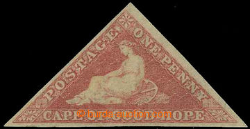 226282 - 1858 SG.5a, Allegory 1P pink; very fine piece, c.v.. £850