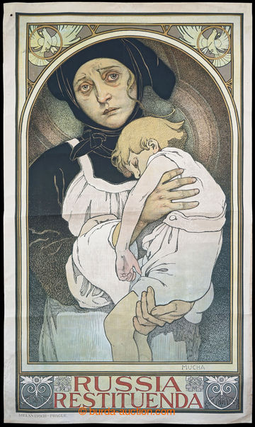 226371 - 1925 MUCHA Alfons, Russia Restituenda, litografie, plakát f