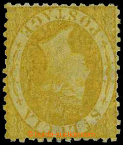 226462 - 1864 SG.12y, Victoria 4P yellow, perf 12½, wmk CC INVERTED 