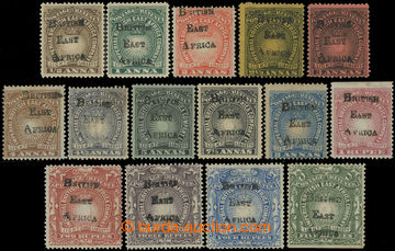 226494 - 1895 SG.33-45, Light and Liberty 1/2A-5Rp with hand-made ove