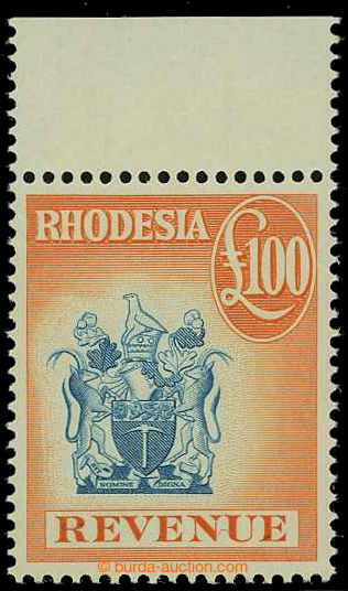 226556 - 1966 Barefoot č. 50, fiskální známka Znak £100 oranžov
