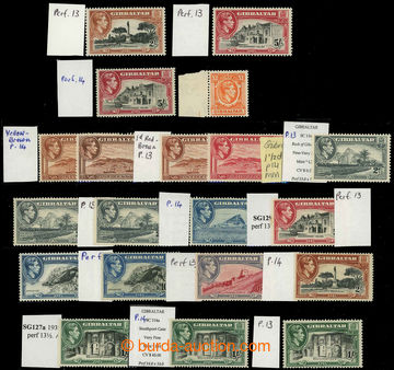 226590 - 1938 SG.122- 131 George VI. - Motives 1P- 10Sh, incl. types 