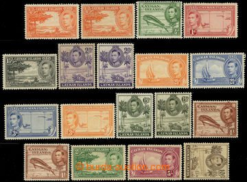 226612 - 1938 SG.115-126, George VI. - Motives 1/4P-10Sh; very fine (