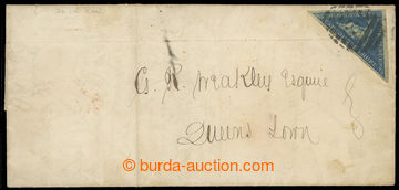 226769 - 1864 local letter with SG.19, Allegory 4P deep blue, De La R