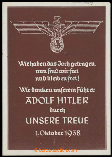 226857 - 1938 WIR DANKEN UNSEREM FÜHRER ADOLF HITLER DURCH UNSERE TR