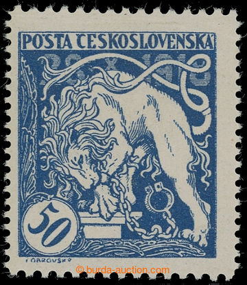 226880 -  Pof.29B, Lion Breaking its Chains 50h blue, type I., line p