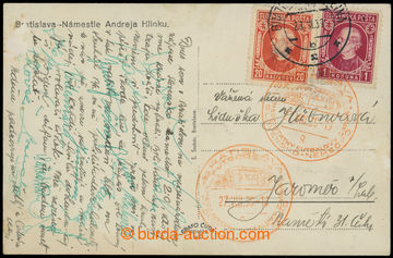 226890 - 1939 FOTBAL / SLOVENSKO  fotopohlednice Bratislavy zaslaná 