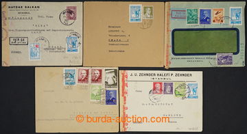 226919 - 1940-1946 SELECTION of / 5 letters to Bohemia-Moravia resp. 