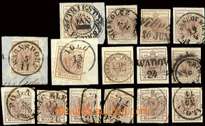 22701 - 1850 - 54 comp. 12 pcs of stamp. + 3  pcs cut-squares values