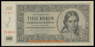 227011 - 1945 Ba.78c1, 1000Kčs 1945, set C05, with signature of auth