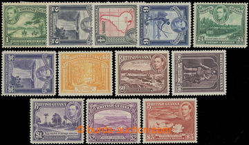 227130 - 1938-1952 SG.308-319, George VI. Motives 1C - £3; complete 