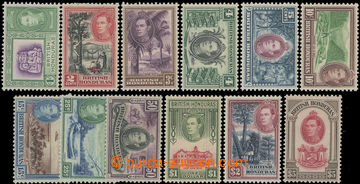227131 - 1938-1947 SG.150-161, George VI. - Motives 1C-5$; very fine,