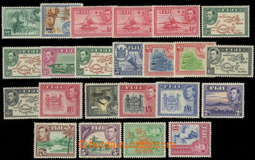 227179 - 1938-1955 SG.249-266b, George VI. Motives; complete long set