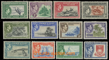 227199 - 1939-1953 SG43-54, George VI. Motives ½P -5Sh; complete set