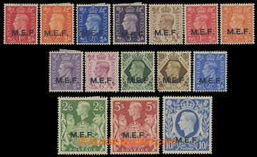 227233 - 1942-1947 BRITISH OCCUPATION / SG.M1-M5, M11-M21, George VI.