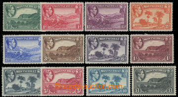 227237 - 1938-1948 SG.101-112, Jiří VI. Motivy ½P - £1; kompletn