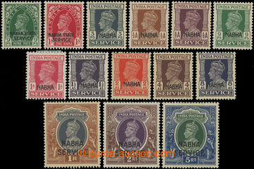 227243 - 1938-1943 SG.O53-O54, O55-O68, Jiří VI. 9P - 1A a 3P - 5R 