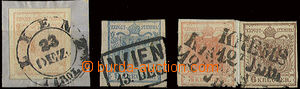 22725 - 1850 comp. 3 pcs of stamp. issue I with various printing err