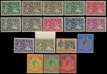 227275 - 1938-1944 SG.130-143, Jiří VI. ½P - £1 (bez hodnoty 2Sh6
