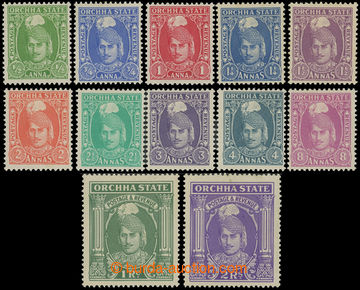 227280 - 1939-1942 SG.32-43, Vir Sing II. ½A - 2R; selection of 12 s