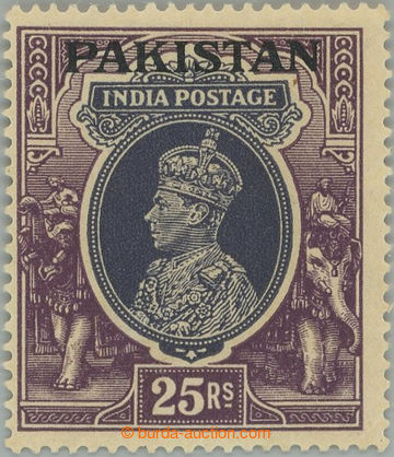 227286 - 1947 SG.19, indická Jiří VI. 25R s přetiskem PAKISTAN; b