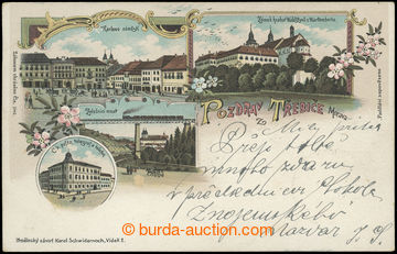 227352 - 1898 TŘEBÍČ - několika záběrová litografie, Karlovo n