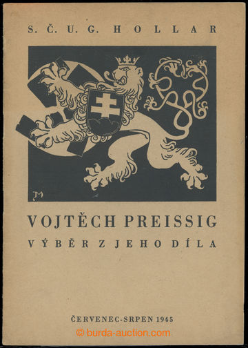 227363 - 1945 Vojtěch PREISSIG, výběr z jeho díla, katalog výsta