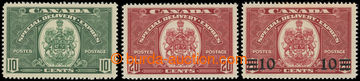 227379 - 1938-1939 SG.S9-S10, S11, Doruční Znak 10C + 20C a přetis