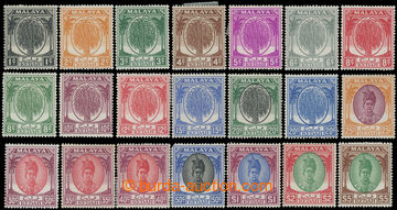 227427 - 1950 SG.76-90, Badlishah 1C - $5; kompletní série, těžš