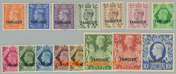 227438 - 1949 SG.261-275, George VI. 2p - 10Sh with overprint TANGIER