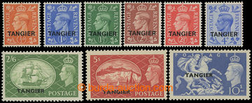 227439 - 1950-1951 SG.280-288, George VI. ½P - 10Sh with overprint T