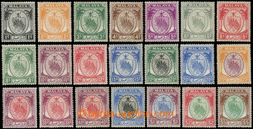 227441 - 1949-1955 SG.42-62, Znak 1C - $5; kompletní série, kat. £