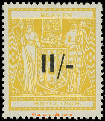 227444 - 1942 G.F215, postally fiscal Coat of arms 11/11Sh yellow, wm