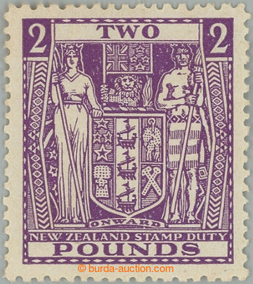 227448 - 1946 SG.F206, postally fiscal Coat of arms £2 violet; hinge