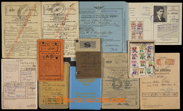 227498 - 1915-1969 RAILWAYS / selection of identity cards and tickets
