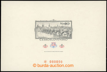 227579 - 1978 Pof.VT9b, 60 years Czechosl. stamps 20Kčs, with zero; 