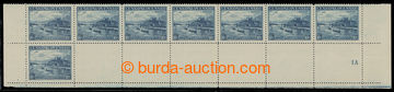 227606 - 1939 Pof.313, 10Kč Bratislava, dolní 14-pás se 6 kupony a