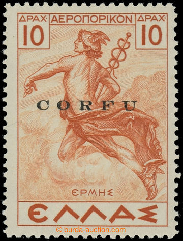 227674 - 1941 Sass. POSTA AEREA 7, Greek airmial stamp 10Dr with over