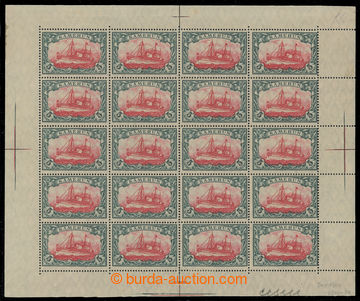 227705 - 1919 Mi.25IIB, Emperor´s Yacht 5RM Kriegsdruck, perf 17/25;