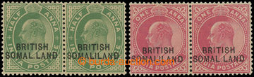 227716 - 1903 SG.25d,26d, pairs Edward VII ½A and 1A, always once wi