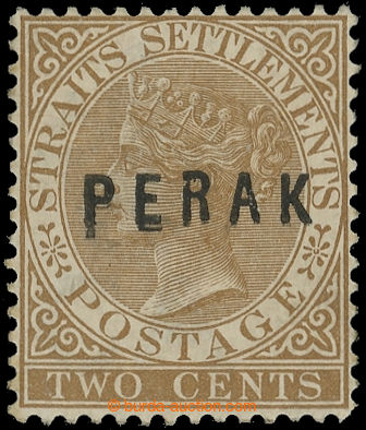 227726 - 1882 SG.10a, Victoria Straits Settlements 2C brown with DOUB