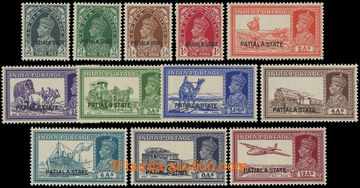 227730 - 1937-1938 SG.80-91, indické Jiří VI. (dopravní prostřed