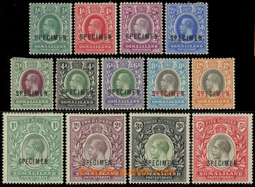 227765 - 1912 SG.60s-72s, George V. ½A-5Rs, SPECIMEN; very fine comp
