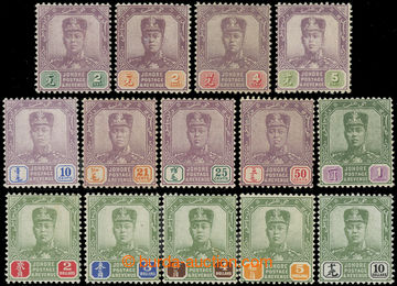 227775 - 1918 SG.84-102, Sultan Ibrahim 2C - 10$; very fine and compl