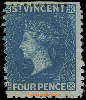 227808 - 1877 SG.25, Viktorie 4P deep blue, perforace 11-12½, průsv