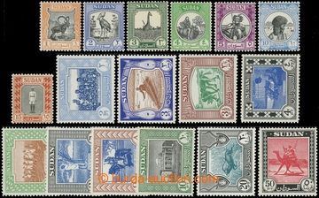 227812 - 1951 SG.123-139, Motives 1mill - 50Pia; very fine and comple